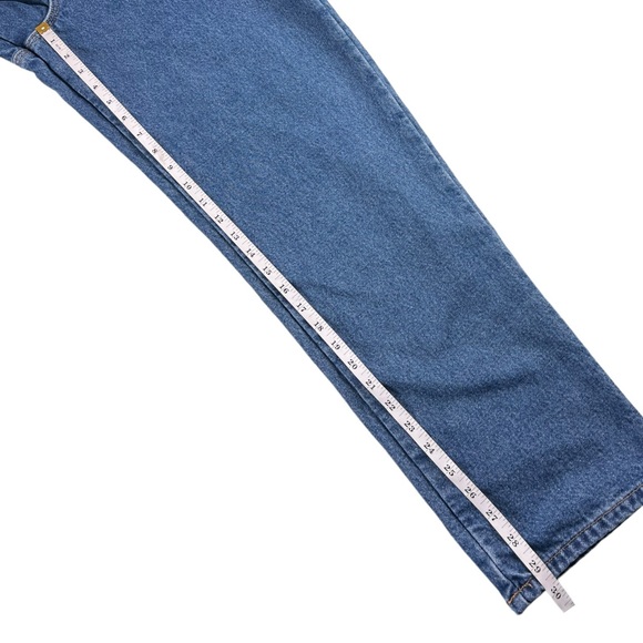 L.L. Bean Flannel Lined Original Relaxed Fit Jeans Women's Size 8 Regular - Picture 16 of 17